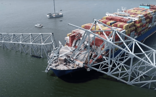 US Bridge Collapses After Ship Crashes into It